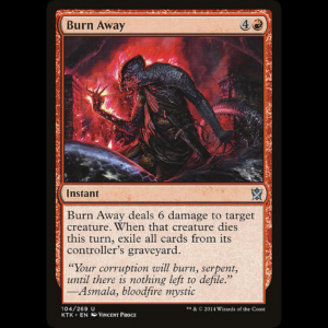 MTG Burn Away Khans of Tarkir