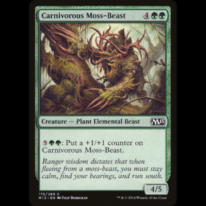 MTG Carnivorous Moss-Beast Magic 2015
