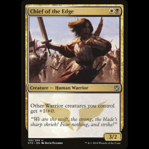 MTG Chief of the Edge Khans of Tarkir ktk#169