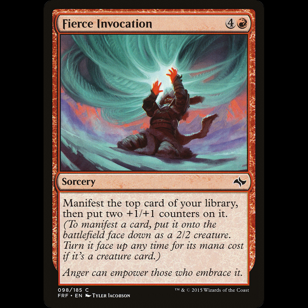 MTG Invocación fiera (Fierce Invocation) Fate Reforged - Madtoyz