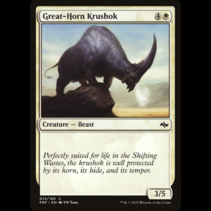 MTG Great-Horn Krushok Fate Reforged
