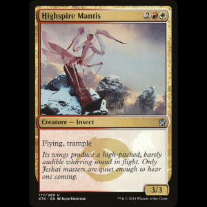 MTG Mantis de cumbralta (Highspire Mantis) Khans of Tarkir