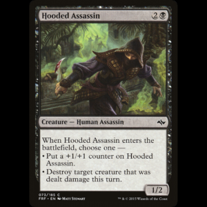 MTG Hooded Assassin Fate Reforged