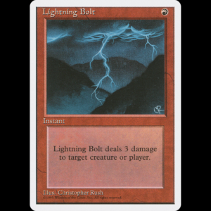 MTG Lightning Bolt Fourth Edition - PL