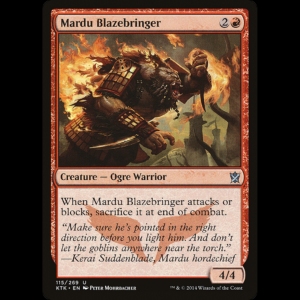 MTG Mardu Blazebringer Khans of Tarkir