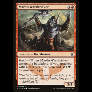 MTG Mardu Warshrieker Khans of Tarkir