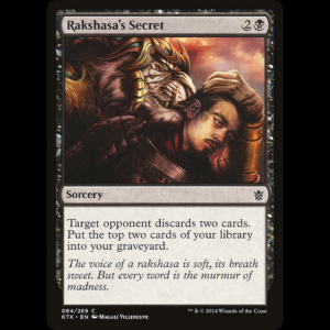 MTG Rakshasa's Secret Khans of Tarkir