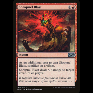 MTG Shrapnel Blast Magic 2015