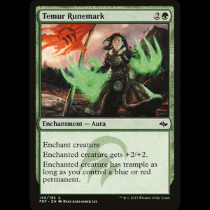 MTG Marca rúnica temur (Temur Runemark) Fate Reforged