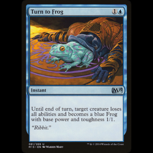 MTG Convertir en rana (Turn to Frog) Magic 2015