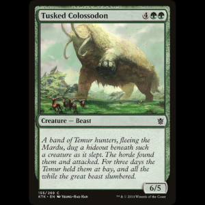 MTG Tusked Colossodon Khans of Tarkir