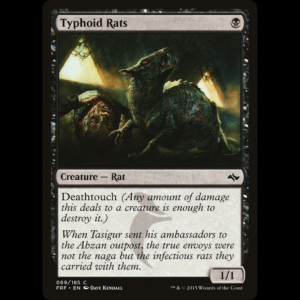 MTG Typhoid Rats Fate Reforged