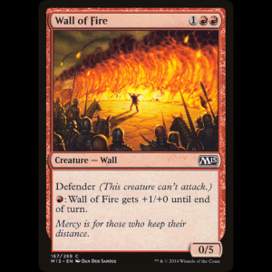 MTG Wall of Fire Magic 2015