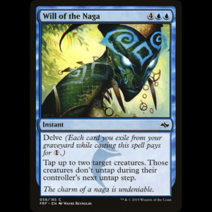 MTG Will of the Naga Fate Reforged