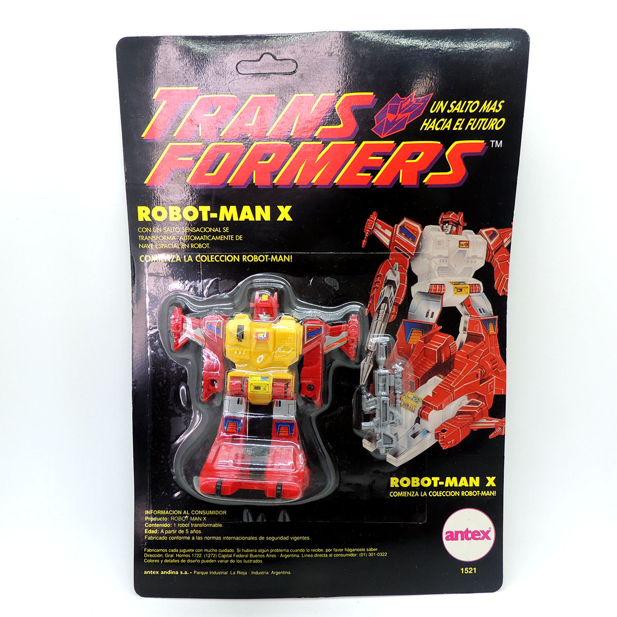 Transformers Robot Man X Antex Argentina Vintage - Madtoyz