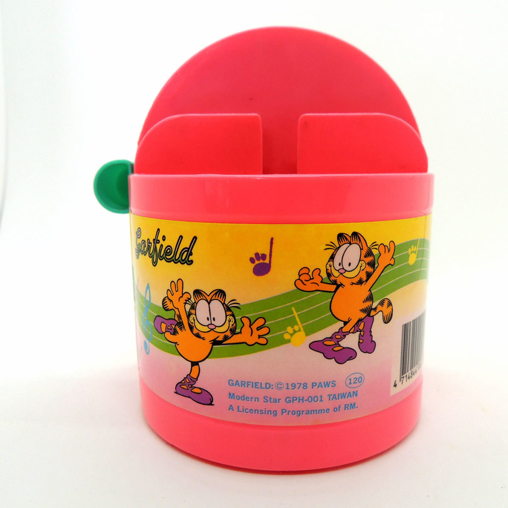 garfield-odie-lapicero-reloj-arena-paws-retro-madtoyz