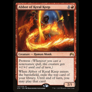 MTG Abbot of Keral Keep Magic Origins