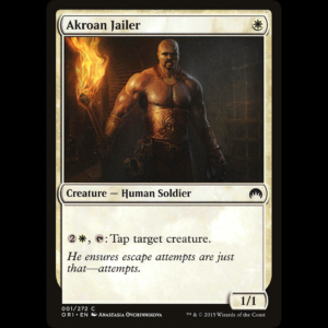 MTG Carcelero akroniense (Akroan Jailer) Magic Origins ori#1