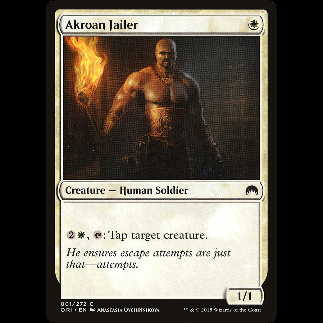 MTG Carcelero akroniense (Akroan Jailer) Magic Origins - Madtoyz