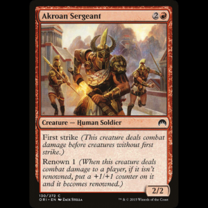 MTG Sargento akroniense (Akroan Sergeant) Magic Origins