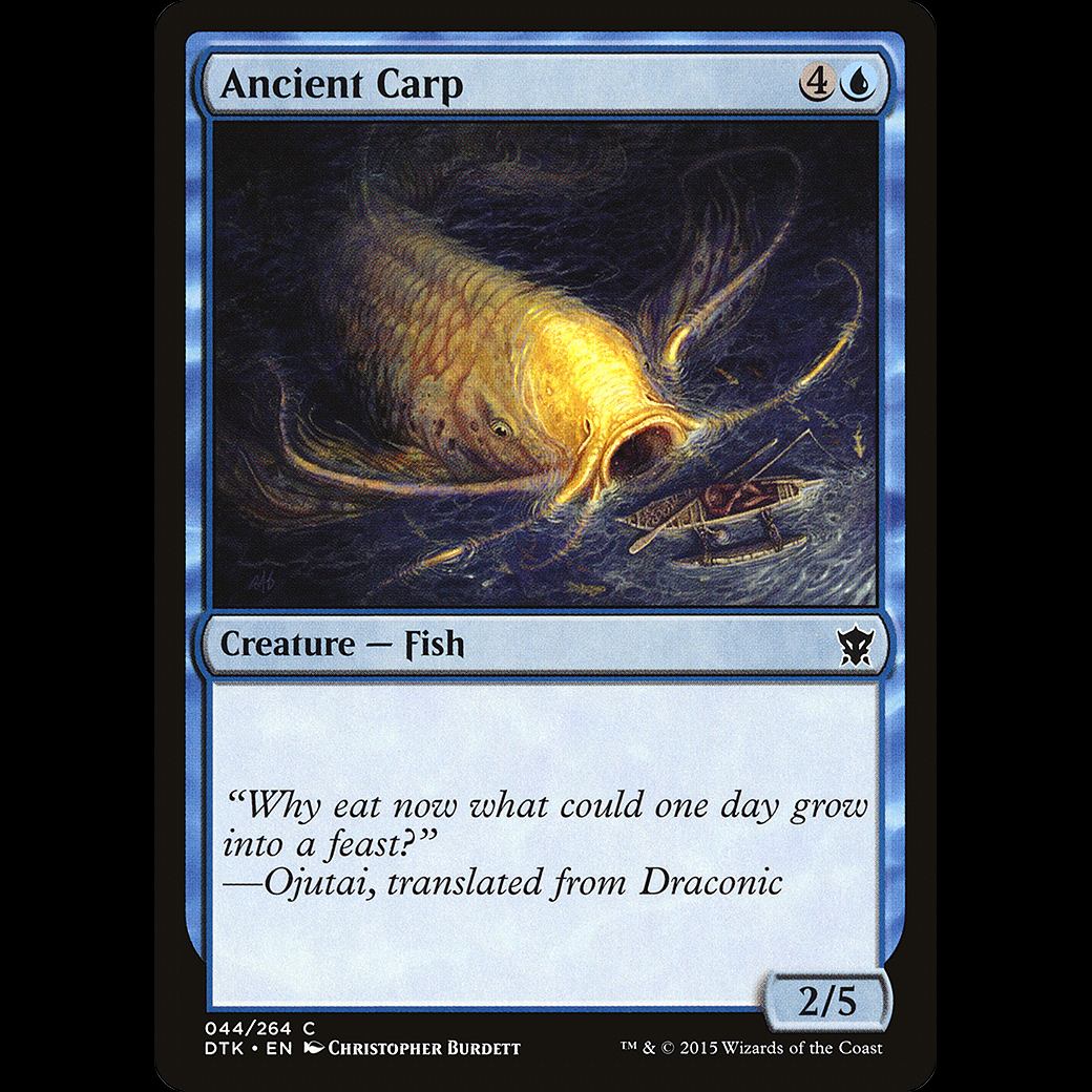 MTG Ancient Carp Dragons of Tarkir - Madtoyz