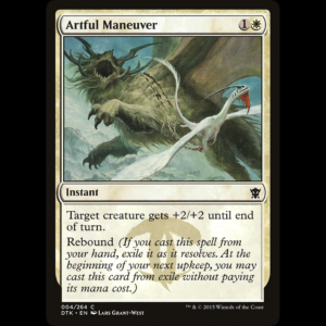 MTG Artful Maneuver Dragons of Tarkir dtk#4