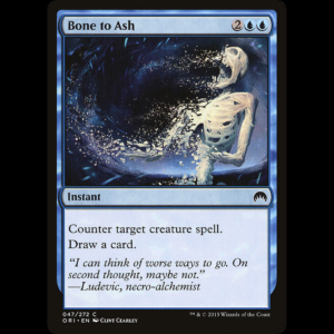 MTG Huesos en cenizas (Bone to Ash) Magic Origins