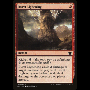 MTG Burst Lightning Modern Masters 2015