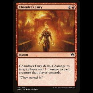 MTG Furia de Chandra (Chandra's Fury) Magic Origins