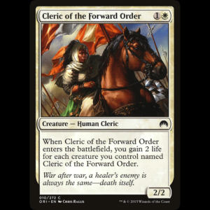 MTG Clériga de la Orden de Avanzada (Cleric of the Forward Order) Magic Origins