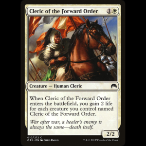 MTG Clériga de la Orden de Avanzada (Cleric of the Forward Order) Magic Origins ori#10