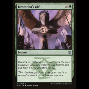 MTG Dromoka's Gift Dragons of Tarkir