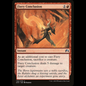 MTG Fiery Conclusion Magic Origins