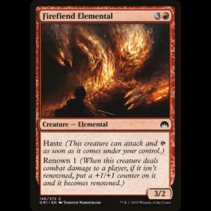 MTG Elemental demonio del fuego (Firefiend Elemental) Magic Origins