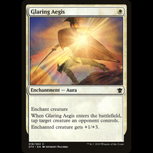 MTG Glaring Aegis Dragons of Tarkir dtk#18