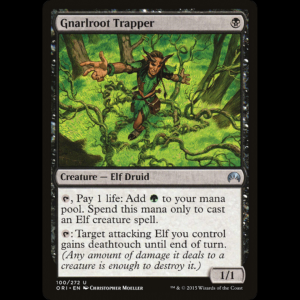 MTG Trampero de raíces enredadas (Gnarlroot Trapper) Magic Origins ori#100