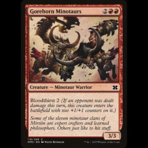MTG Gorehorn Minotaurs Modern Masters 2015