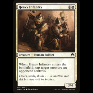 MTG Heavy Infantry Magic Origins ori#18