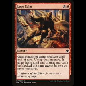 MTG Lose Calm Dragons of Tarkir