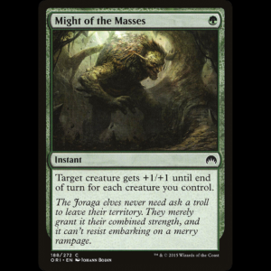 MTG Poder de las masas (Might of the Masses) Magic Origins