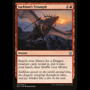 MTG Triunfo de Sarkhan (Sarkhan's Triumph) Dragons of Tarkir