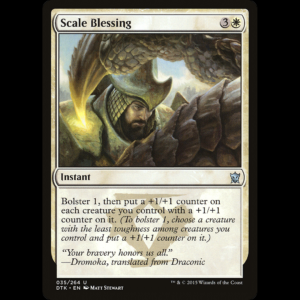 MTG Scale Blessing Dragons of Tarkir