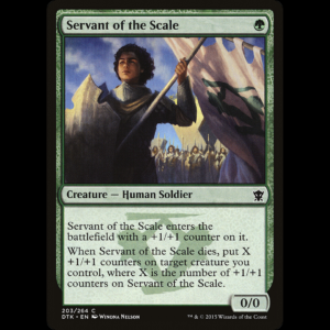 MTG Servant of the Scale Dragons of Tarkir