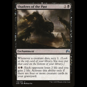 MTG Sombras del pasado (Shadows of the Past) Magic Origins ori#118