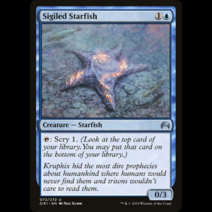 MTG Estrella de mar con runas (Sigiled Starfish) Magic Origins