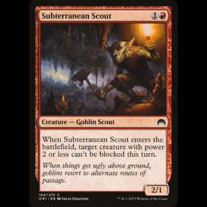 MTG Explorador subterráneo (Subterranean Scout) Magic Origins