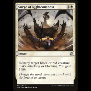 MTG Surge of Righteousness Dragons of Tarkir