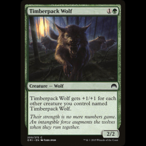 MTG Lobo manada de madera (Timberpack Wolf) Magic Origins