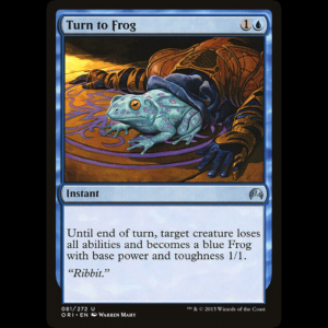 MTG Turn to Frog Magic Origins