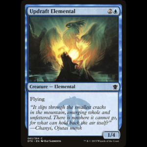 MTG Elemental del viento ascendente (Updraft Elemental) Dragons of Tarkir